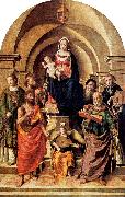 Palmezzano, Marco Virgin and Child Surrounded by Saints oil